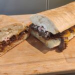 Philly steak sandwich